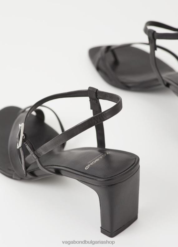 бг Vagabond Жени сандали Луиза Черна кожа 082J250 обувки