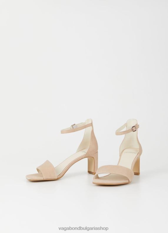 бг Vagabond Жени сандали Луиза бежов велур 082J251 обувки