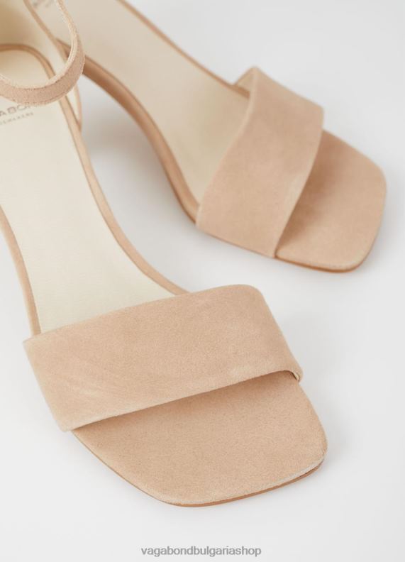 бг Vagabond Жени сандали Луиза бежов велур 082J251 обувки