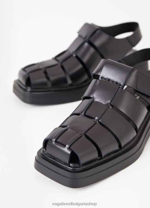 бг Vagabond Жени сандали ейра Черна кожа 082J274 обувки