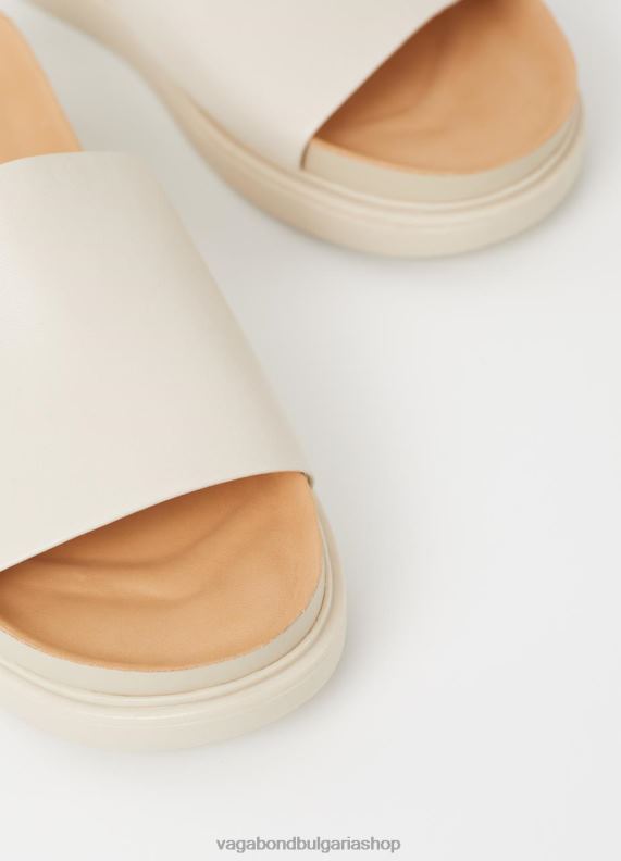 бг Vagabond Жени сандали ерин мръсно бяла кожа 082J281 обувки