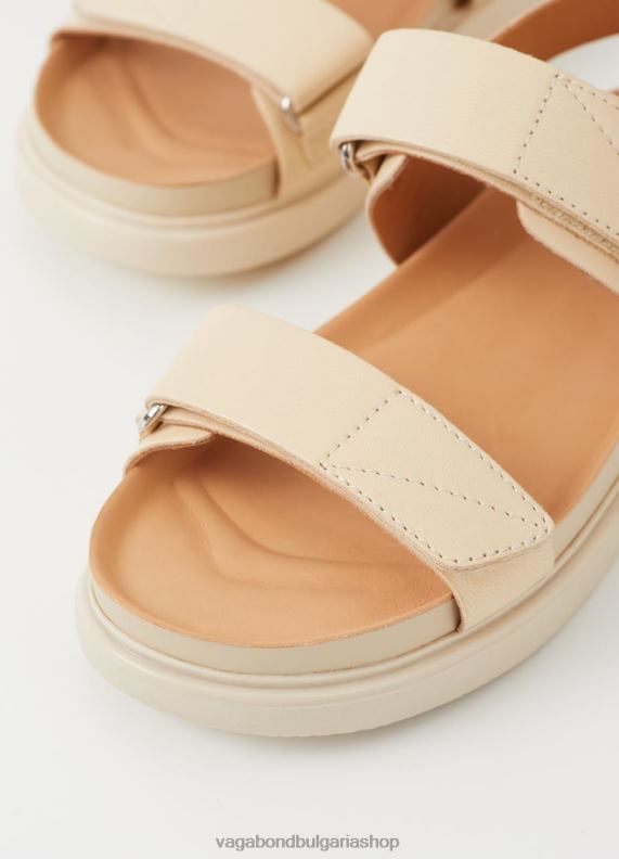 бг Vagabond Жени сандали ерин мръсно бяла кожа 082J282 обувки