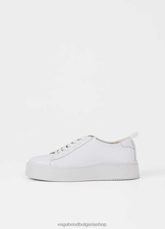 бг Vagabond Жени стейси маратонки бяла кожа 082J2169 обувки