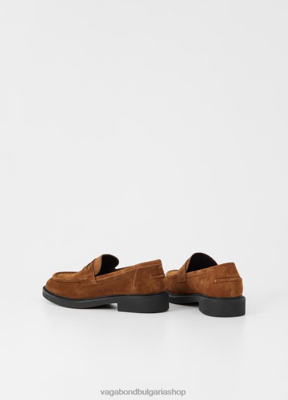 бг Vagabond мъже alex m loafer кафяв велур 082J2280 обувки