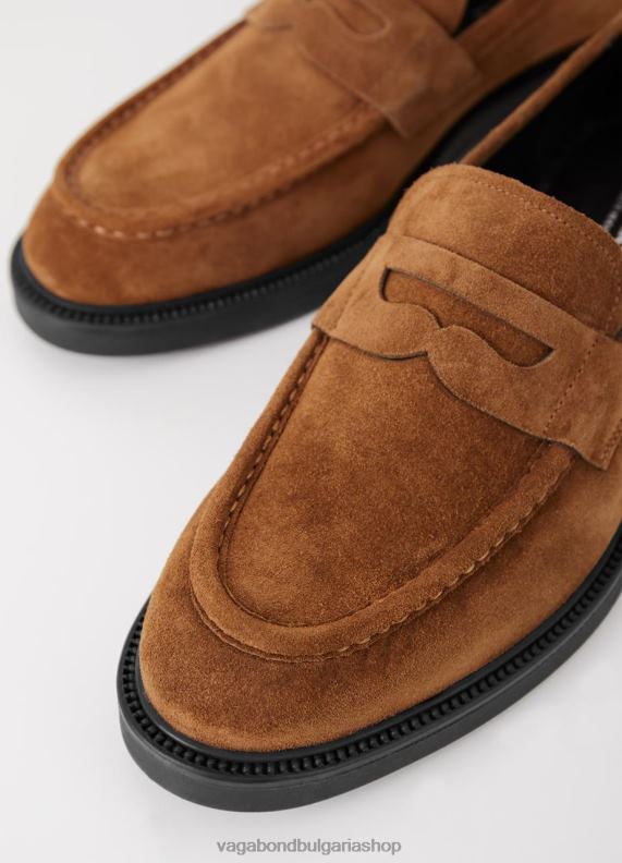 бг Vagabond мъже alex m loafer кафяв велур 082J2280 обувки