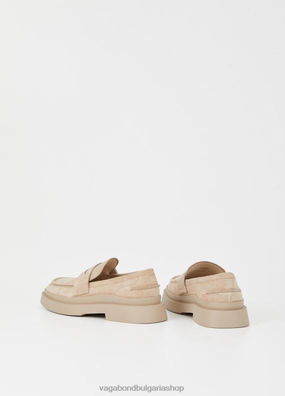 бг Vagabond мъже Майк безделник бежов велур 082J2282 обувки