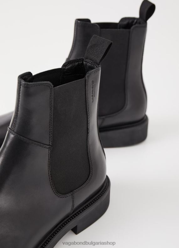 бг Vagabond мъже ботуши alex m Черна кожа 082J2296 обувки