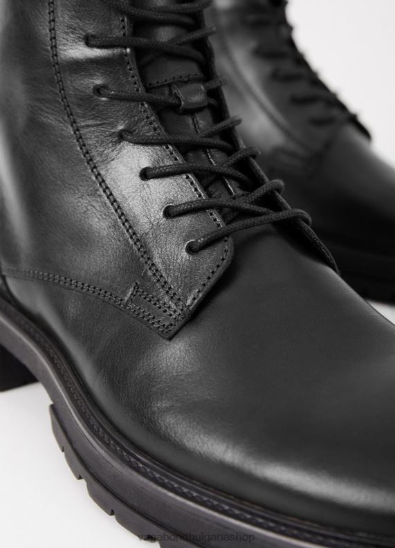 бг Vagabond мъже ботуши johnny 20 Черна кожа 082J2300 обувки