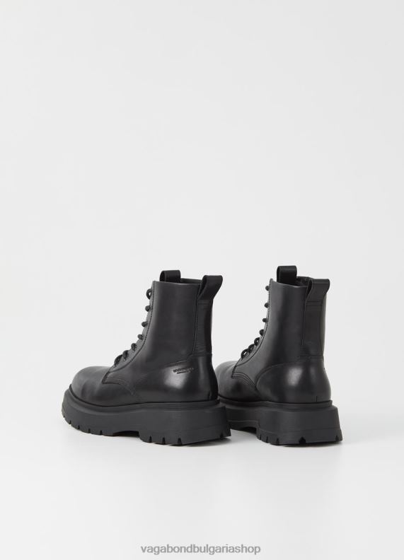 бг Vagabond мъже ботуши Джеф Черна кожа 082J2301 обувки