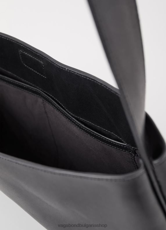 бг Vagabond унисекс мини чанта milazzo Черна кожа 082J2248 аксесоар