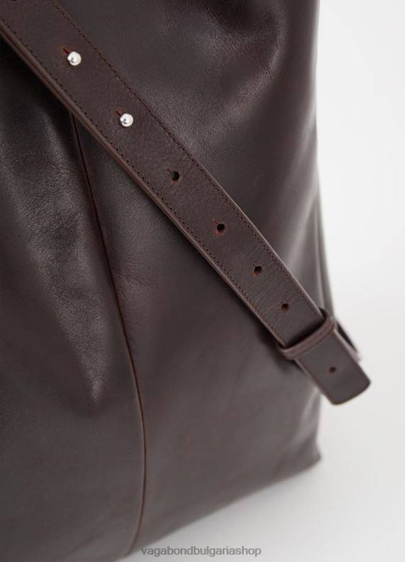 бг Vagabond унисекс сапри чанта тъмнокафява кожа 082J2256 аксесоар